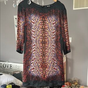 Just Cavalli silk Animal Print Dress size 42
